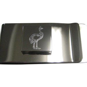 Kiola Designs | Accessories | Silver Toned Etched Detailed  Silver Toned Etched Angry Elephant Money Clip main image 0
